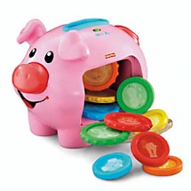 laugh and learn piggy bank