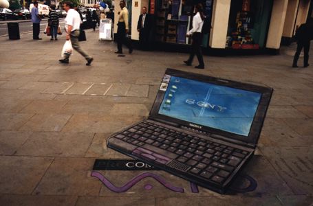 julian beever computer sidewalk drawing