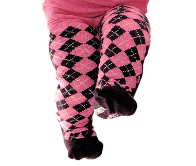 mini argyle baby tights trumpette