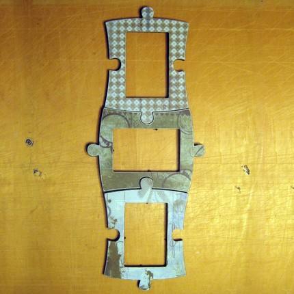 hiccup inc set of 4 puzzle piece frames