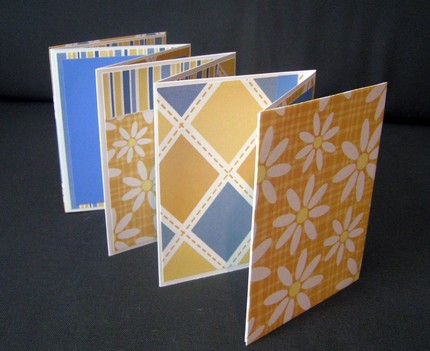 accordion scrapbook paper album