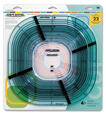 EK Success curvy cutter rounded square template