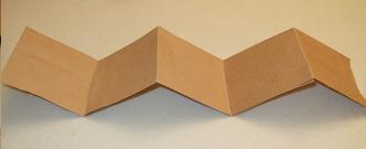 paper bag accordion book