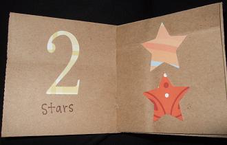 hand made counting book