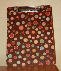 mod podge clipboard project