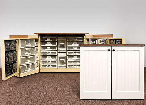 minibox scrapbooking furniture storage organization