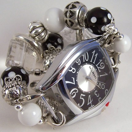 black bracelet watch