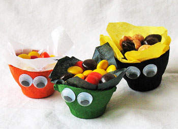 egg cup treat holders