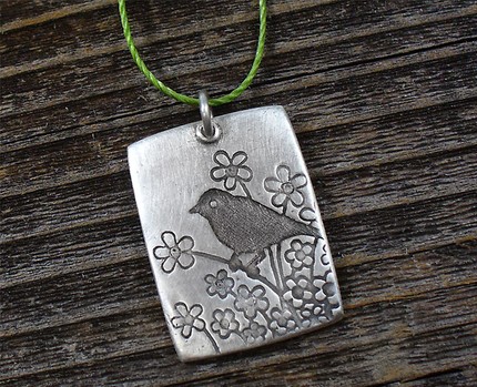 precious metal necklace handmade