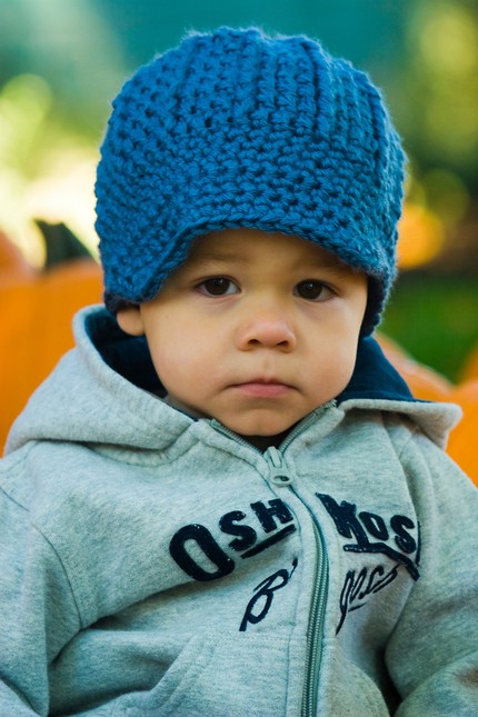 handmade knitted beanie hat