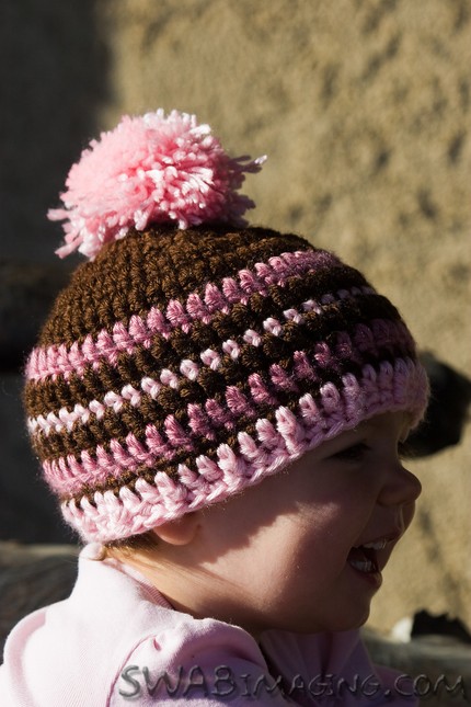 handmade knitted beanie hat