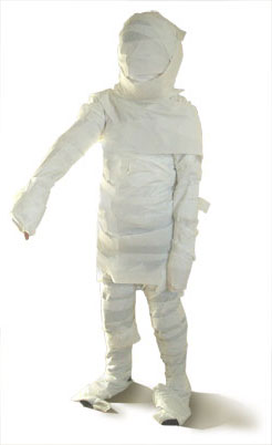 toilet paper mummy halloween party game