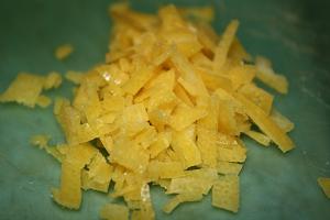 frozen lemon zest