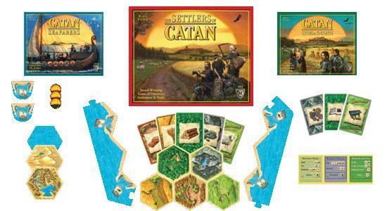 settlers of catan seafarers of catan cities and knights