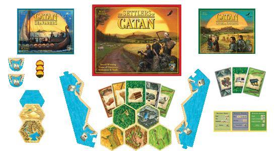 settlers of catan seafarers of catan cities and knights