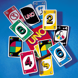 Cards Uno Hand Card Game Company Friends Playing Uno Stock Photo