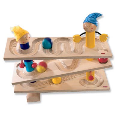 haba rock and roll ball track wooden toys