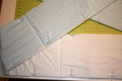 quilted cot bumper