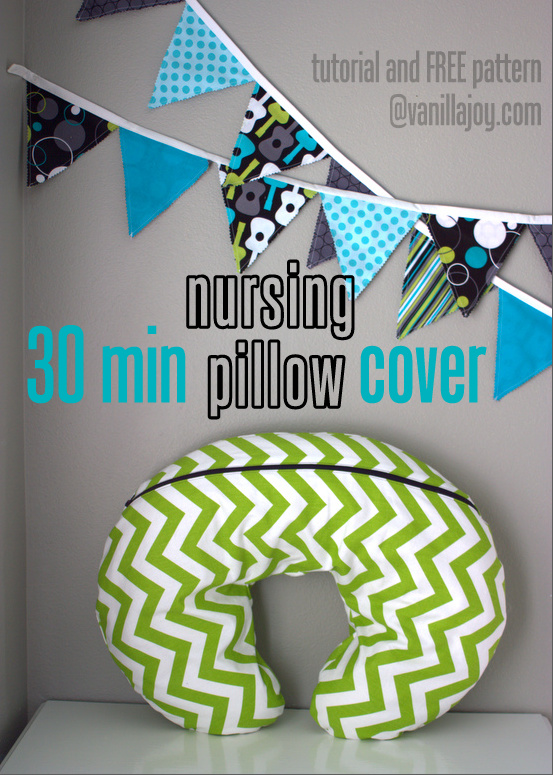 FREE Nursing Pillow Slipcover Pattern And Tutorial free-nursing-pillow-slipcover-pattern-and-tutorial