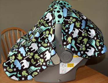 car seat cover tutorial