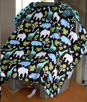 car seat cover tutorial