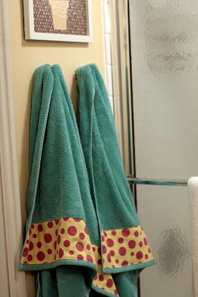 Embellished Bath Towels