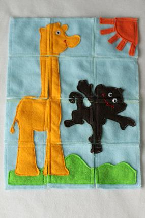 craft felt jigsaw puzzle