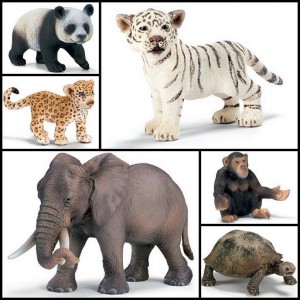 Schleich wild animal collection