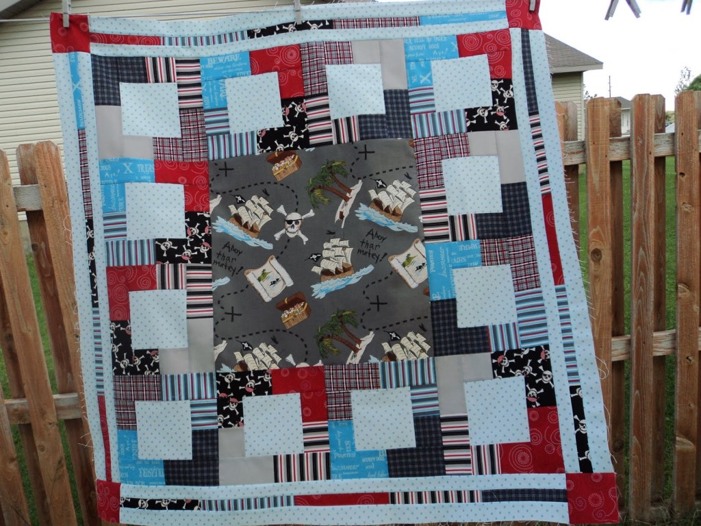 riley blake pirates quilt sample