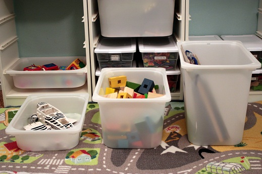 storage buckets for toys