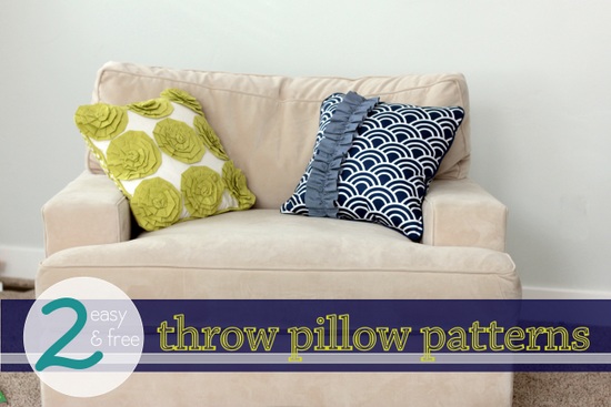 How to Sew a Throw Pillow (Tutorial) 