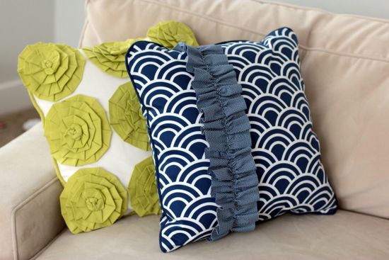 Tutorial Ruffle Pillow