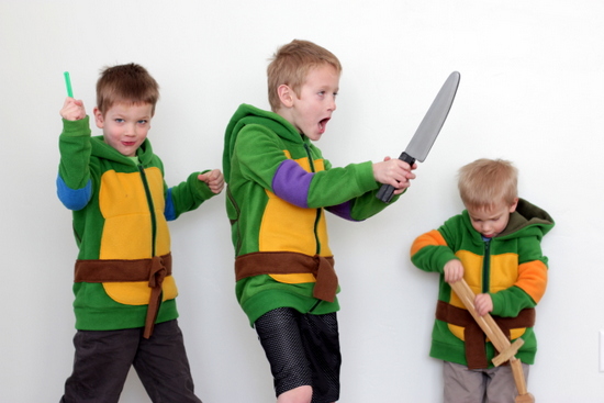 TMNT DIY Ninja Turtle Costume