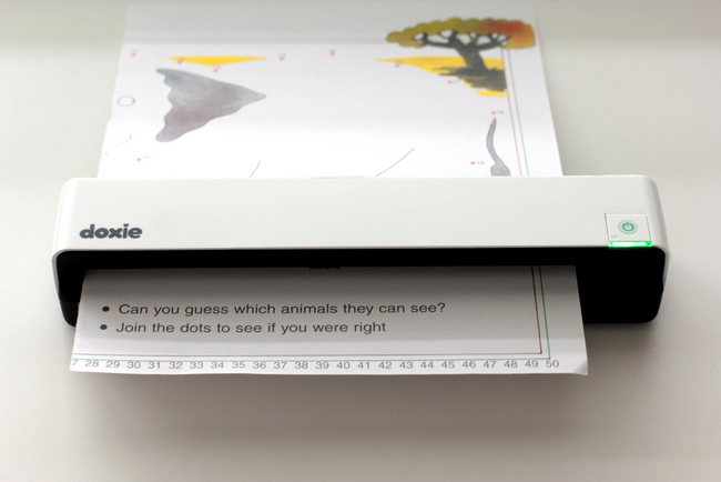 No computer required: The Doxie Go portable document scanner