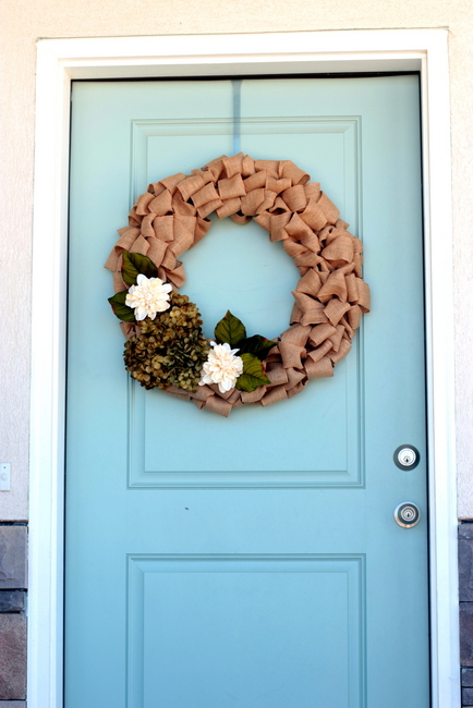 burlap wreath tutorial no sew