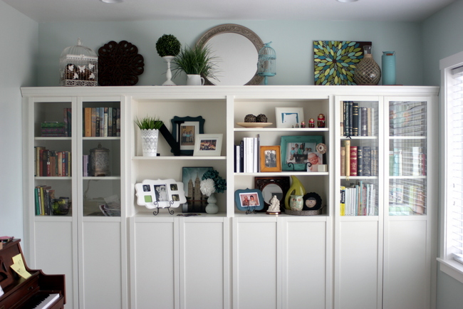 Diy Built In Bookshelves Ikea Billy Hack