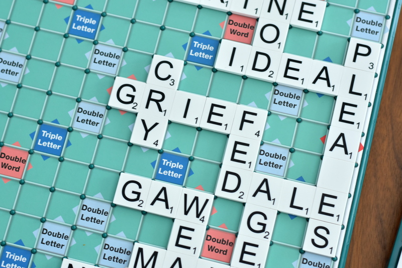 A whimsical twist on the traditional word game, Scrabble: Dr