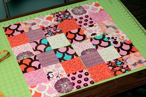 Disappearing Nine Patch Quilt Block Pattern