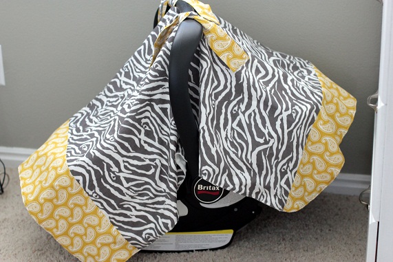 Car Seat Cover Tutorial Part 1 The - Diy Infant Car Seat Cover Pattern