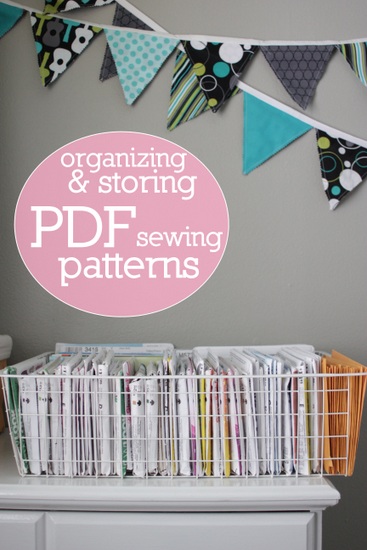 Sewing Pattern Storage: Organize PDF Sewing Patterns